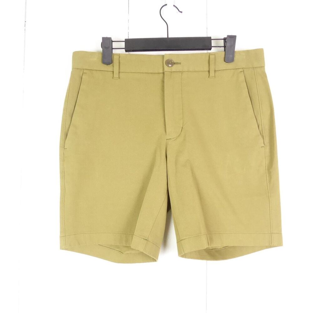 Everlane Shorts Mens SZ 31 7" Inseam Chino Flat Front Preppy Classic‎ Casual